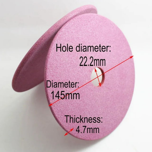 Chendee 105/145Mm Grinding Wheel Disc For Chainsaw Sharpener Grinder 3/8Lp & .325 Chain,145X22.2X4.7Mm