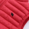 thumbnail image 3 of Eltusu Boys Puffer Vests, Windproof Thermal Waterproof Cotton Winter Jackets with Zipper Red Size 11-12 T, 3 of 6
