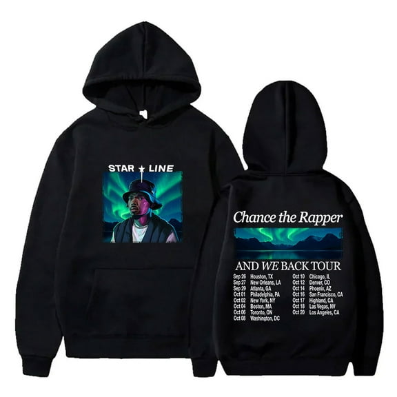 Chance The Rapper And We Back Tour Merch Hoodies Women Men HipHop Long Sleeve Sweatshirts