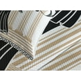 thumbnail image 4 of Ambesonne Retro Quilted Bedspread Set 3 Pcs, Greek Woman and Amphora, Queen Size, Sand Brown Black, 4 of 5