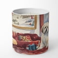 thumbnail image 3 of Lhasa Apso Cozy Christmas Decorative Soy Candle 3.25 in x 3.75 in, 3 of 5