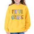thumbnail image 2 of YunPes Fifth Grade Back to School Pullovers for Girls Colorful Funny Print Preppy Sweatshirts 3-13 Years Kids Graphic Tee Crewneck Tops, 2 of 7