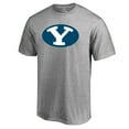 thumbnail image 2 of Men's Ash BYU Cougars Primary Team Logo T-Shirt, 2 of 3