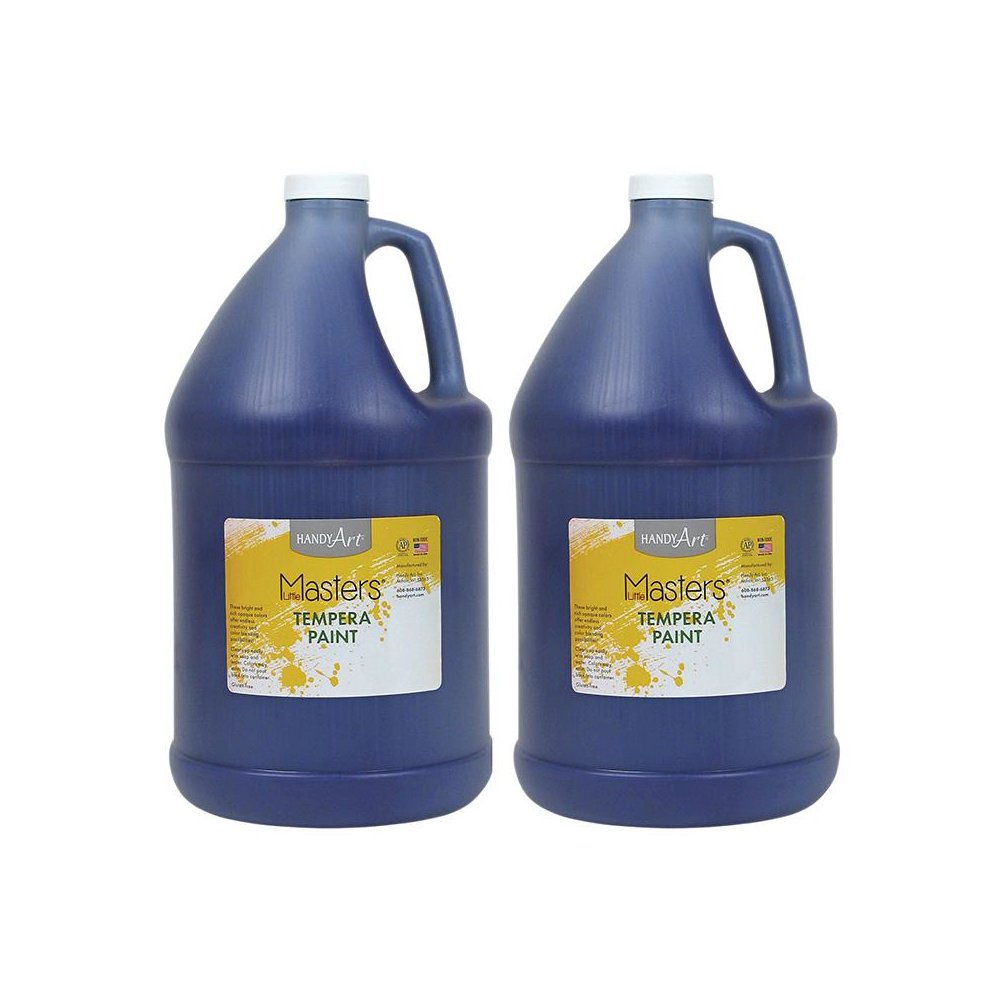 Handy Art Little Masters Tempera Paint, Violet, Gallon, Pack of 2