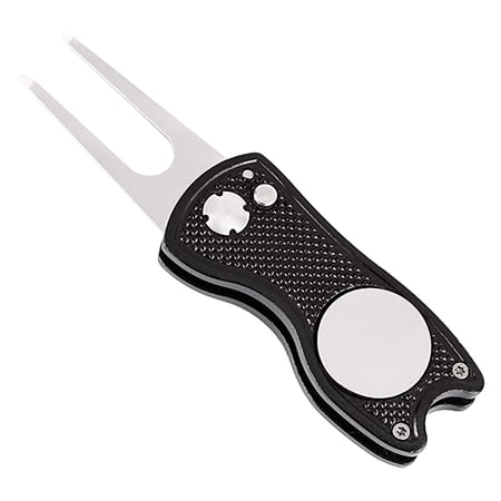 Golf Green Divot Repair Tool Golf Ball Marker Putting Fork Groove New