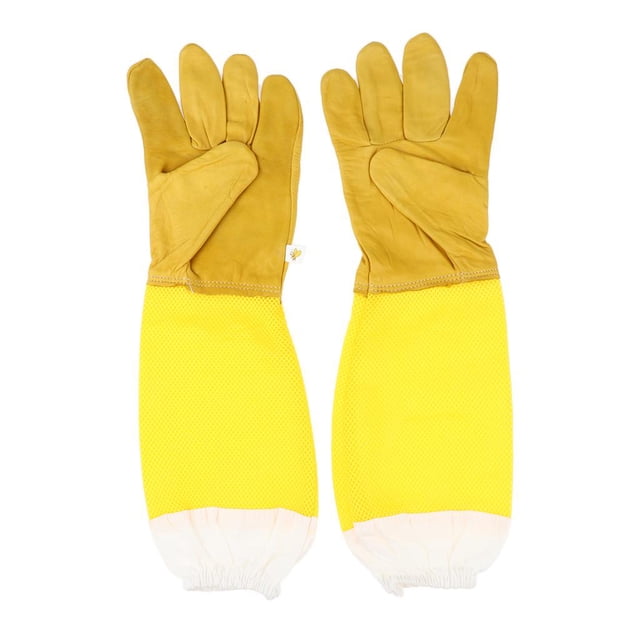 Guantes de Protección con Manga Larga Herramientas de Jardín Cortacéspedes DYNWAVEMX Guantes largos de apicultura