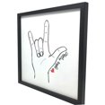 thumbnail image 3 of Wooden Love You More Finger Sign Decorative Wall Art, 3 of 4