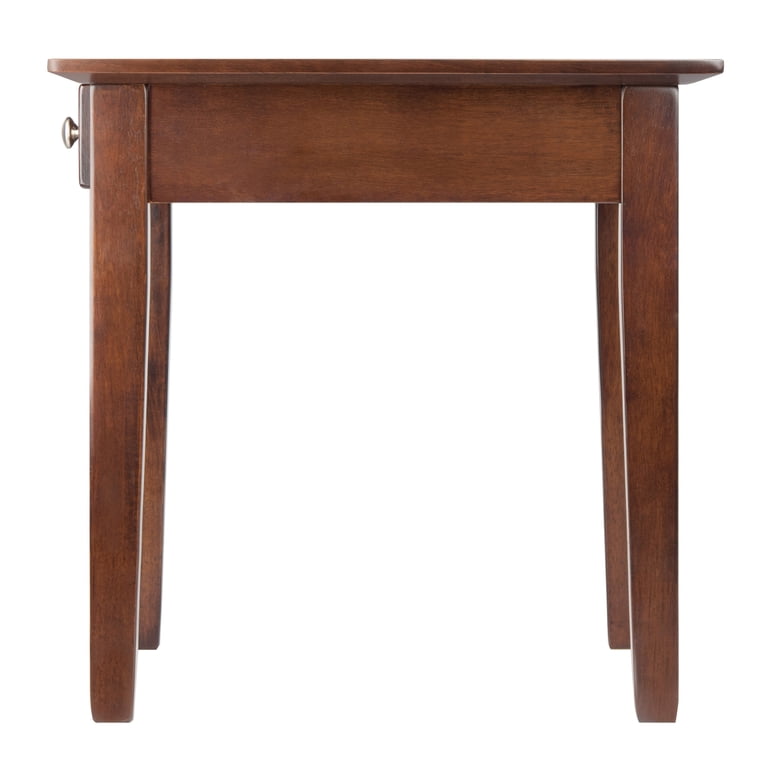 Winsome Rochester Shaker Leg End Table, Walnut Finish photo 3