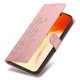 thumbnail image 5 of For iPhone 17 Wallet Case Butterfly Floral Imprint PU Leather Phone Cover with Wrist Strap - Rose Go, 5 of 5