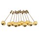 thumbnail image 1 of 10 Piezas de Broches vintage Alfileres de Cuello unisex de oro Sunnimix, 1 of 8