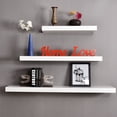 thumbnail image 4 of WELLAND 16" Mission Floating Shelf Wall Mounted Shelves Display Rack,15 4/5" x 9 1/4" x 2", White, 4 of 5