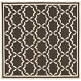 thumbnail image 2 of Safavieh Dhurries Myles Geometric Area Rug, Chocolate/Ivory, 8' x 8' Square, 2 of 6