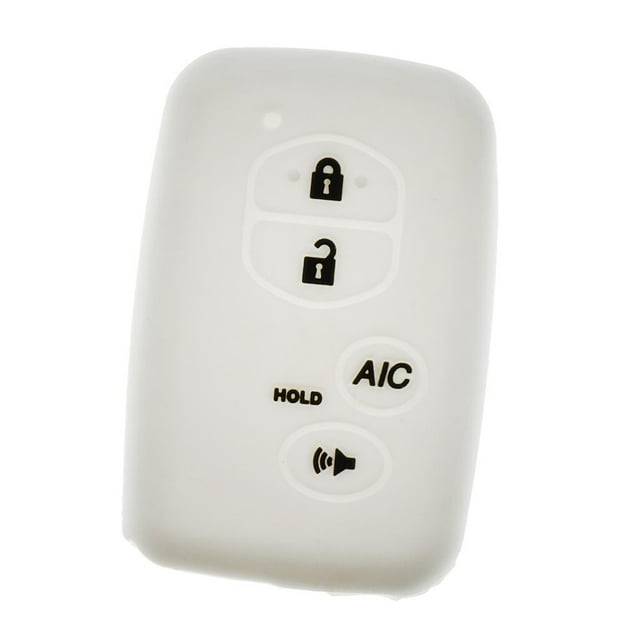 DYNWAVECA Silicone Protecting Vehicle Remote White, as described