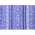 thumbnail image 1 of Ahgly Company Machine Washable Indoor Rectangle Abstract Blue Modern Area Rugs, 3' x 5', 1 of 4