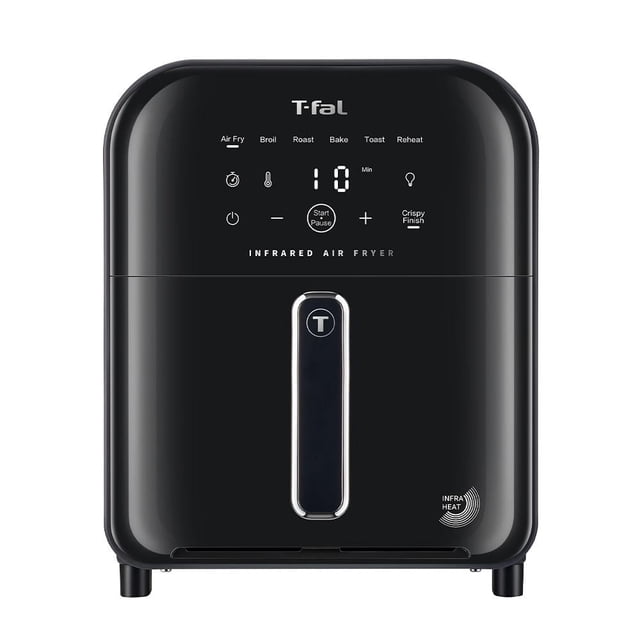 Freidora infrarroja T-fal 3 a 4 Porciones 5 L Negro EY8158U0