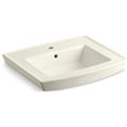thumbnail image 5 of Kohler 2358-1-7 24 in. Rectangular Pedestal Bathroom Sink - Black, 5 of 6