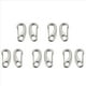 thumbnail image 1 of 10 Piezas de de Acero Inoxidable Marino en Forma de Huevo Clips de Gancho de Resorte RáPido MosquetóN Hebilla Al Aire Libre, 1 of 5