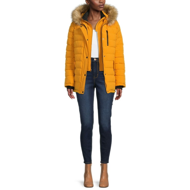 Swiss Tech Women s and Women s Plus Bibbed Solarball Puffer Coat