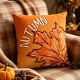 thumbnail image 4 of Darzheoy Fall Pillow Covers 18 x 18 inch Pumpkin Maple leaves Throw Pillow Covers Outdoor Autumn Thanksgiving Harvest Farmhouse Pillowcase Cushion Case for Home Sofa Fall Decor, 4 of 6