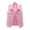 Pink, variant on Women's Loose Fit Denim Vest Sleeveless Top Solid Color Casual Shirt Jacket Blouse for Everyday Comfort