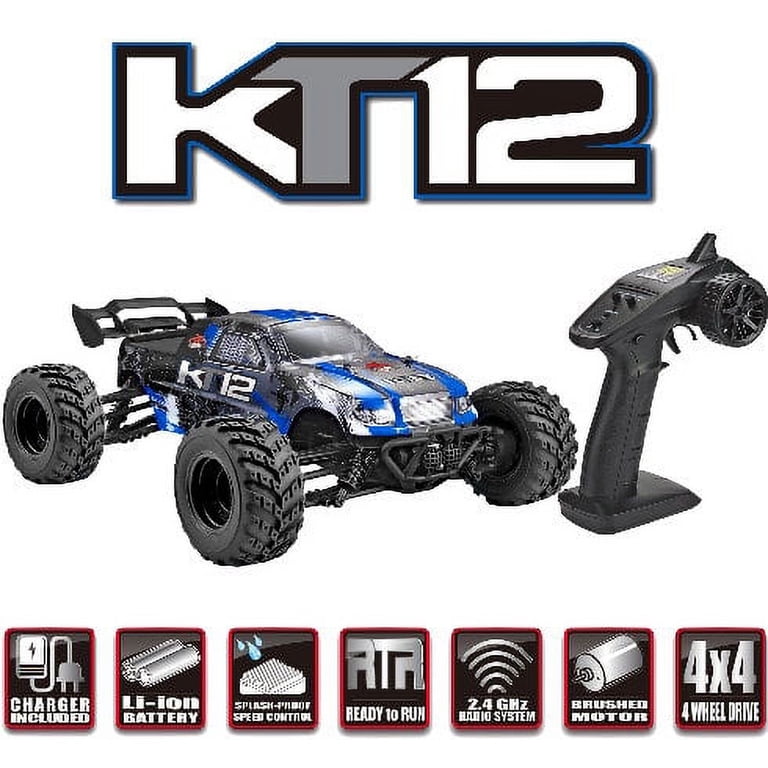 Redcat Racing KT12-BLUE 1:12 Monster Truck Blue - Walmart.com