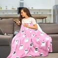 thumbnail image 3 of Muecwrye Halloween Clearance Blankets, Lightweight Cozy Flannel Blanket, Super Soft Throw Blanket for Kids, Fall Throw Blankets for Couch Sofa Bed Home Outdoor Decorations, 27 X 40 Inch, 3 of 6