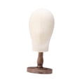 thumbnail image 4 of Bunblic Mannequin Head Multifunctional Hat Rack Standing Stand for Cap Salon Antique color short, 4 of 8