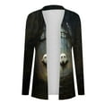 thumbnail image 5 of UVEASISHA Fall Cardigans for Women Lightweight Halloween Cardigan Open Front Long Sleeve Casual Holiday Duster Jacket Multicolor L, 5 of 7