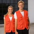 thumbnail image 1 of Men's Outerwear Vest for Daily Wear with 3D Pocket Layout Functional Construction Layering and Versatile Utility, 1 of 3