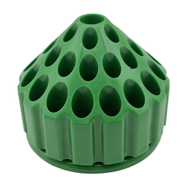 Organizador de brocas práctico soporte de almacenamiento uso doméstico caja contenedora profesional Verde