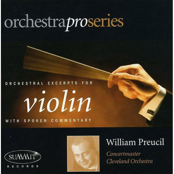 William Preucil - Orchestra Pro Violin - Classical - CD