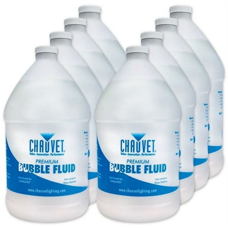(8) Chauvet BJU (8) Gallons Bubble Juice Fluid BJ-U