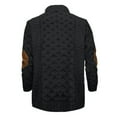 thumbnail image 4 of 2024 Autumn Winter Men Casual 3D Digital Printed Imitation Knitted Sweater Fabric Half Zip Round Neck Hoodless Pullover Trendy Long Sleeve Shirts for Men Pullover Sweatshirts Soft Comfy Sweatshirt, 4 of 6