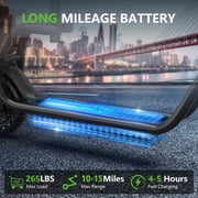 Electric Scooter with Seat, 8.5 E Scooter for Adults Max Speed 19 MPH, Powerful 350W Motor, 15 Miles Long Range, Max Speed 19 MPH