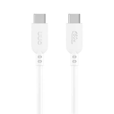 onn 10 feet USB-C to USB-C Charging Cable, Fast Charging, USB-IF Certified, White - Compatible with iPhone 17/16/15 Series, Samsung Galaxy, Note, Pixel Devices iPad Pro, & More