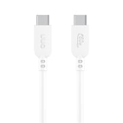 onn 10 ft USB-C to USB-C Charging Cable, USBIF Certified, White - Compatible with iPhone 16/15 Series, Samsung Galaxy, Note, Pixel Devices, iPad Pro