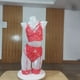 thumbnail image 4 of Lencería sexy europea y americana, traje de tentación dividido multicolor de encaje transparente sexy, 4 of 5
