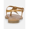 thumbnail image 3 of Time and Tru Women's Shell Thong Sandal, 3 of 6
