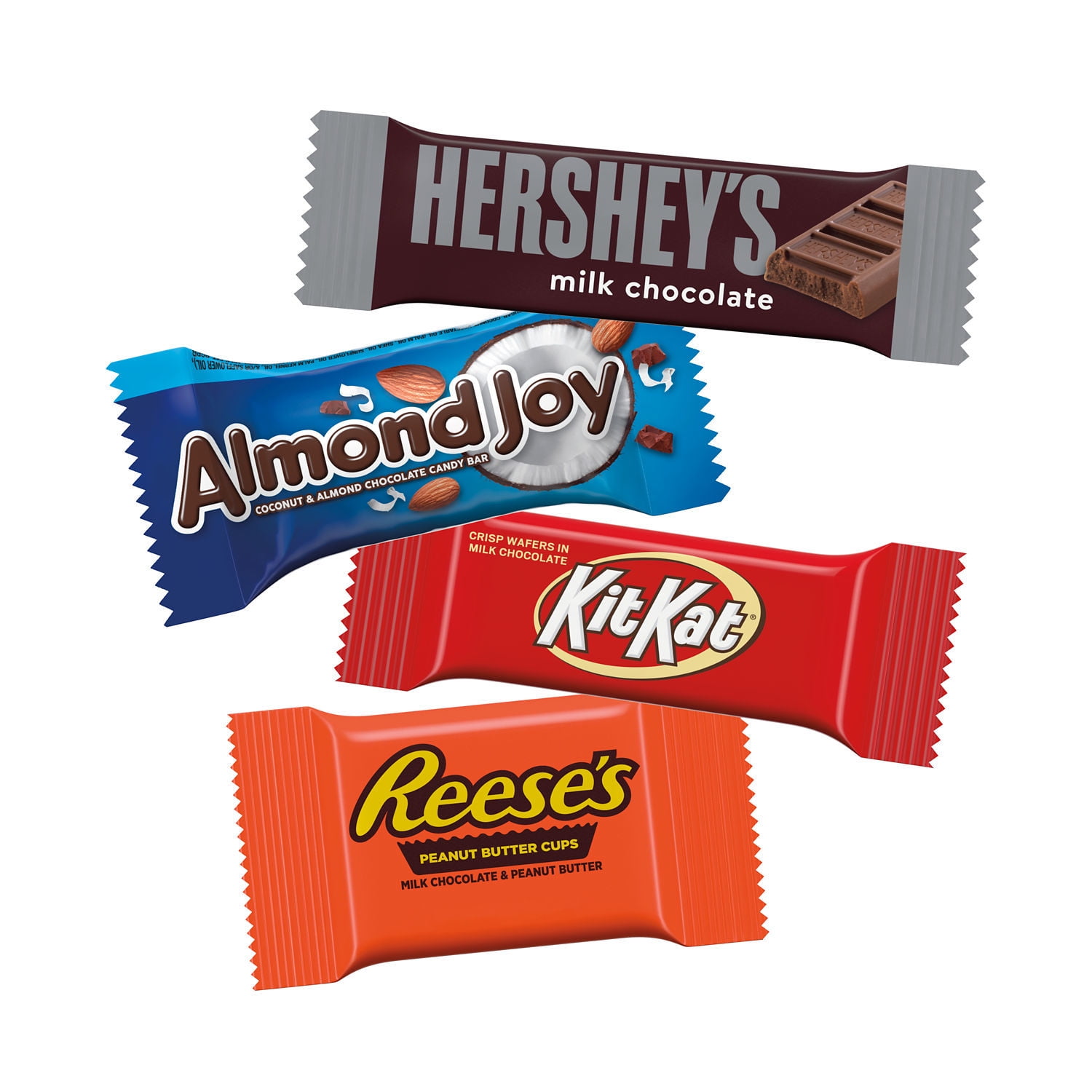 Hershey Assorted Chocolate Snack Size Candy, Bag 15.57 oz, 30 Pieces