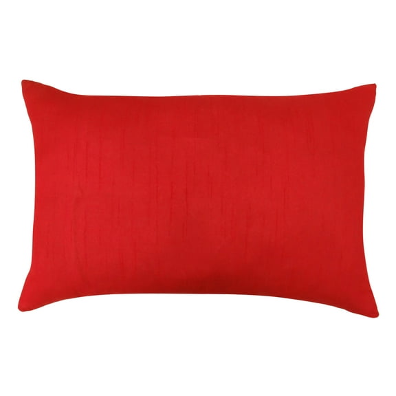 Dupion Silk Throw Home Décor Solid Red Pillow Sham Cushion Cover - Choose Size