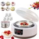 thumbnail image 3 of Productora de Yogur Probiótico de Gran Capacidad - Control de Temperatura Constante, Temporizador con Pantalla LED, 5 Vasos de Vidrio, para Uso Familiar Fermentación de Yogur Natto Kimchi, 3 of 8