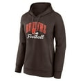 thumbnail image 2 of Women's Fanatics Brown Cleveland Browns Victory Script Pullover Hoodie, 2 of 3