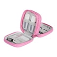 thumbnail image 3 of Bolsa de transporte Bolsa para unidad cable de auricures Bolsa para unidad fsh Estuche rosa Rosado Baoblaze Organizador de caso electrónico, 3 of 8