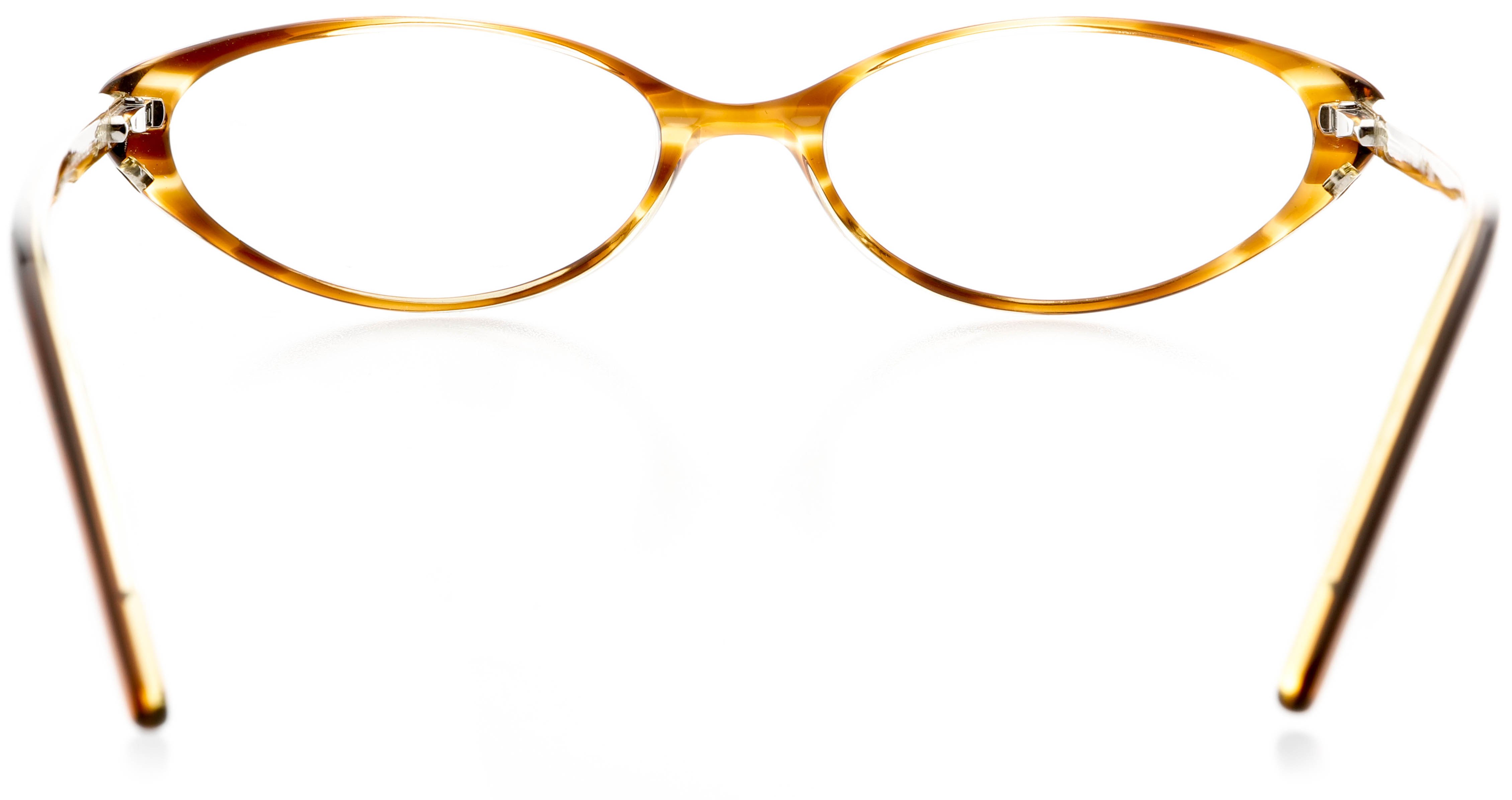 Womens Optical Eyewear - Oval Shape, Plastic Full Rim, Hazel - image 4 of 4