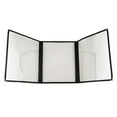 thumbnail image 3 of TrueCraftware-Set of 15 Black 8-1/2” x 11” Triple Fold Restaurant Menu Covers 3 Page 6 View Crystal Clear Menu Folder Menu Book Holders for Bar Café Restaurant Book, 3 of 6