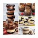 thumbnail image 3 of Peanut Cup Cake Mold, Silicone Mini Tart Pan For Bite Size Fat , Silicone Chocolate Candy Mold For, 3 of 5