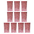 thumbnail image 1 of 10 Pcs Fringe Curtain Metallic Tinsel Foil Fringe Curtain Backdrop Reusable Glimmering Wavy Tinsel Backdrop for Parties Birthdays Photo Booth Props,40" x 79", 1 of 8