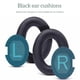 thumbnail image 4 of Injueey 1 par de almohadillas para los oídos con cancelación de ruido para auriculares, fundas de cojín de espuma, accesorios para Electrónica Azul negro, 4 of 6