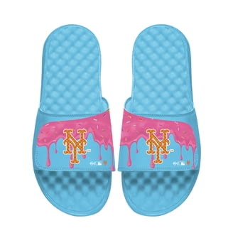 Unisex ISlide Blue New York Yankees Ice Cream Drip Slide  display picture 2