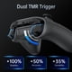 thumbnail image 2 of Controlador inalámbrico Machenike G6V2PE para PC/Switch/iOS/Android, Joysticks y Gatilhos TMR, tasa de sondeo 1000Hz, botones RGB reasignables, batería de 1200mAh, motor de bobina de voz [macintosh], 2 of 7